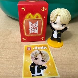 McDonald’s Tiny Tan Jimin Figure with Card